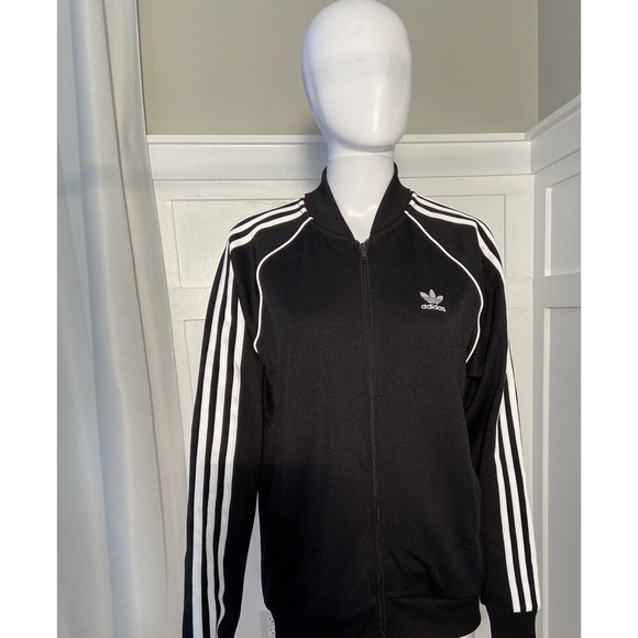 Preowned Adidas Performance Jacket * Size M Women's Track Jacket Gym Ready WC34 - Picture 2 of 5
